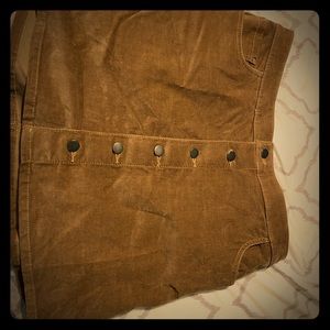 Corduroy tan skirt